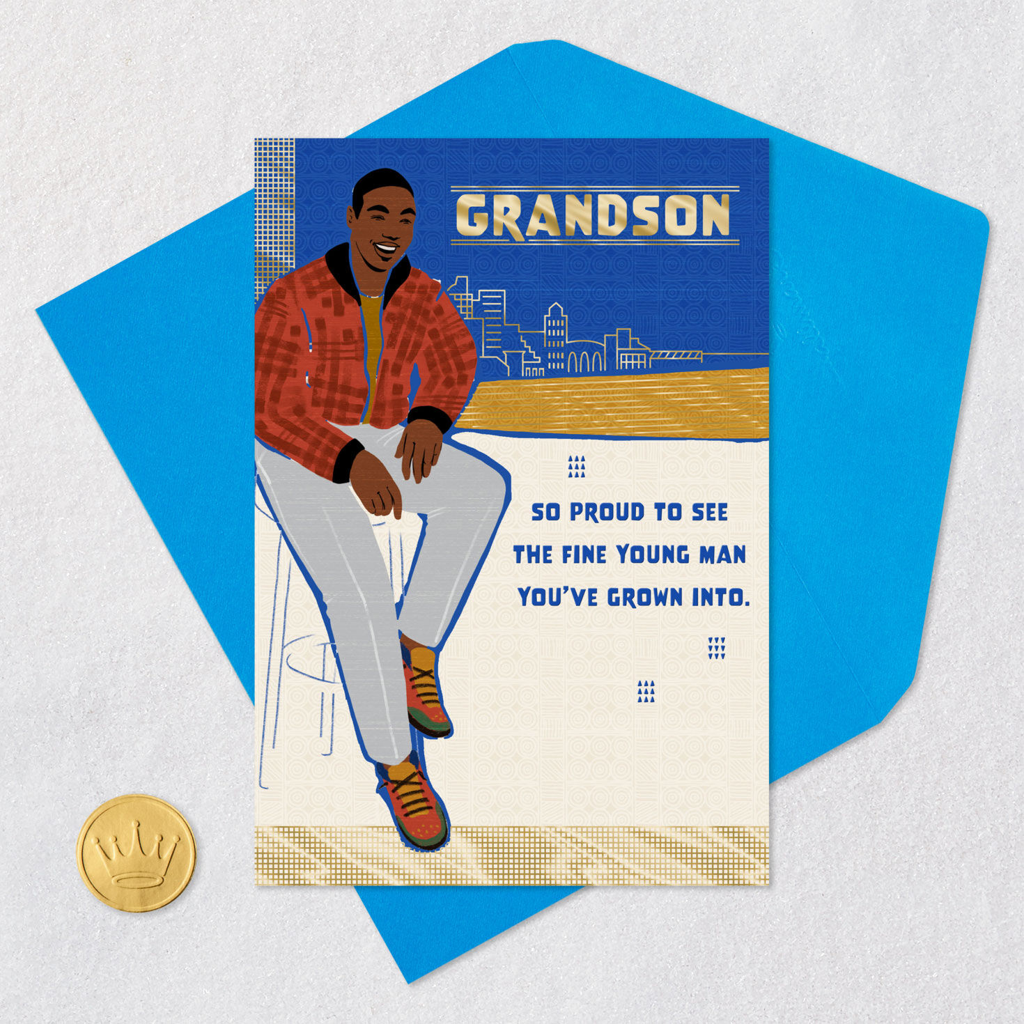 Blessings for a Fine Young Man Birthday Card for Grandson for only USD 2.99 | Hallmark