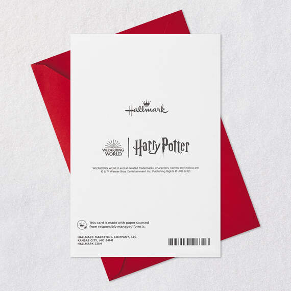 Harry Potter™ Hogwarts™ Snow Globe Christmas Card, , large image number 7
