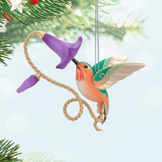 The Beauty of Birds Allen's Hummingbird Special Edition Metal Ornament, , large image number 2