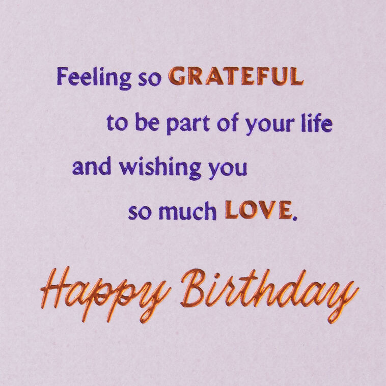 Grateful for You Birthday Card for Goddaughter, , large image number 2