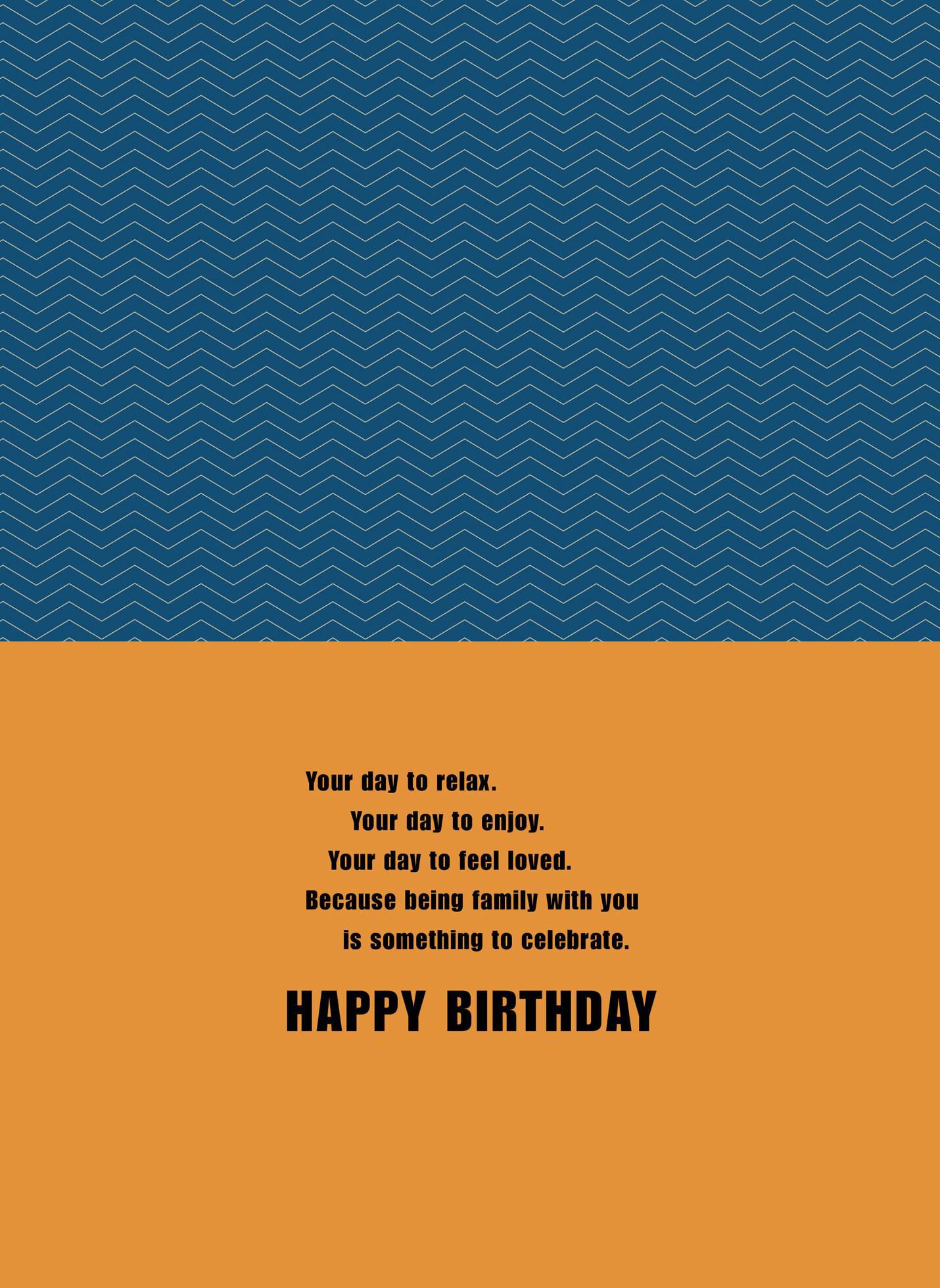 Bold Lettering Birthday Card for Grandpa