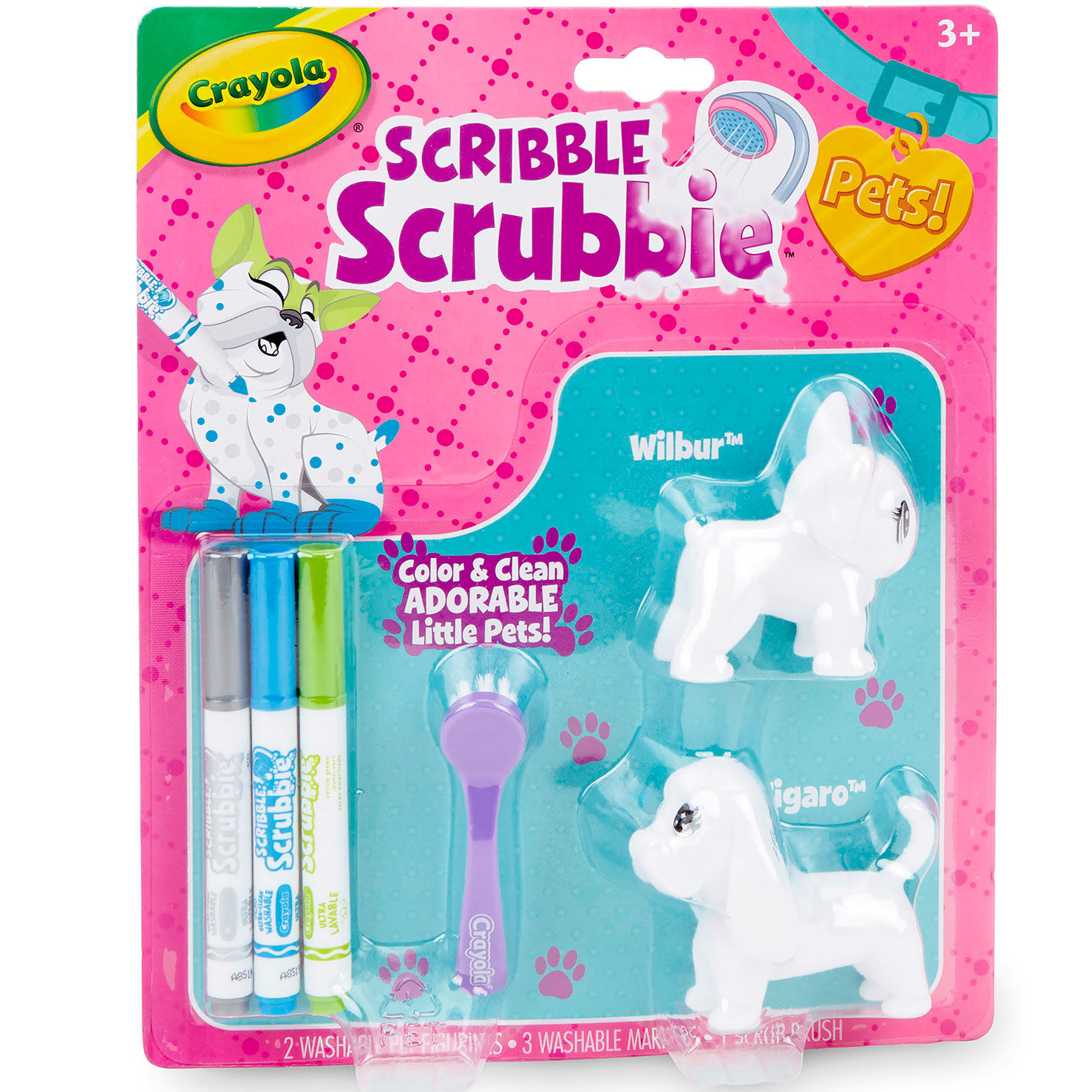 Crayola® Scribble Scrubbie Pets Dogs Coloring Set, 2-Count - Arts