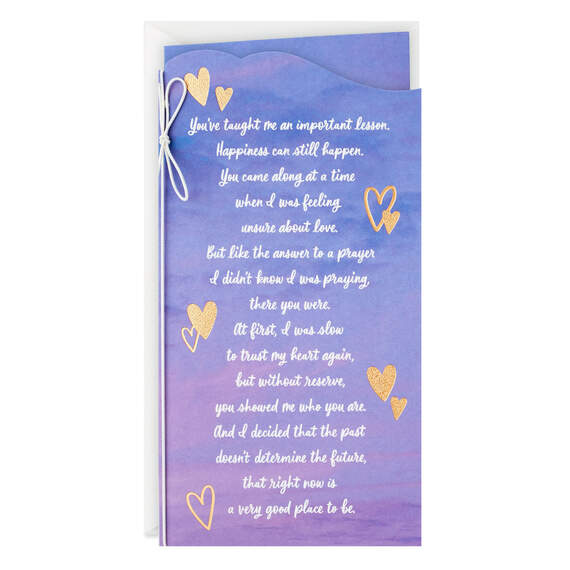 You Showed Me Love Again Romantic Valentine's Day Card, , large image number 1