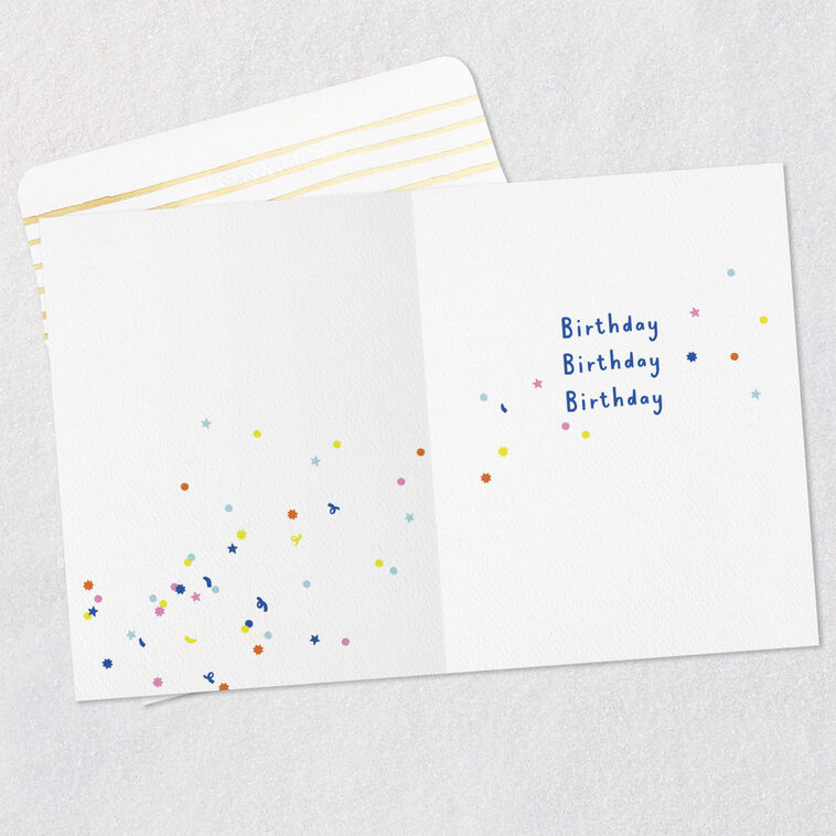 Happy Happy Happy Birthday Card, , large image number 3