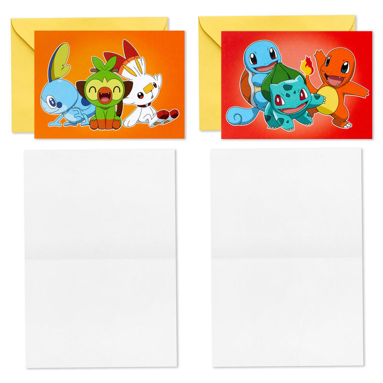 Pokmon Blank Note Cards Assortment, Pack of 12 - Boxed Cards | Hallmark Pokmon Blank Note Cards Assortment, Pack of 12 - Boxed Cards | Hallmark