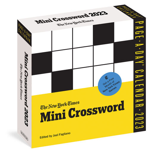 2023 New York Times Mini Crossword Daily Desktop Calendar, 