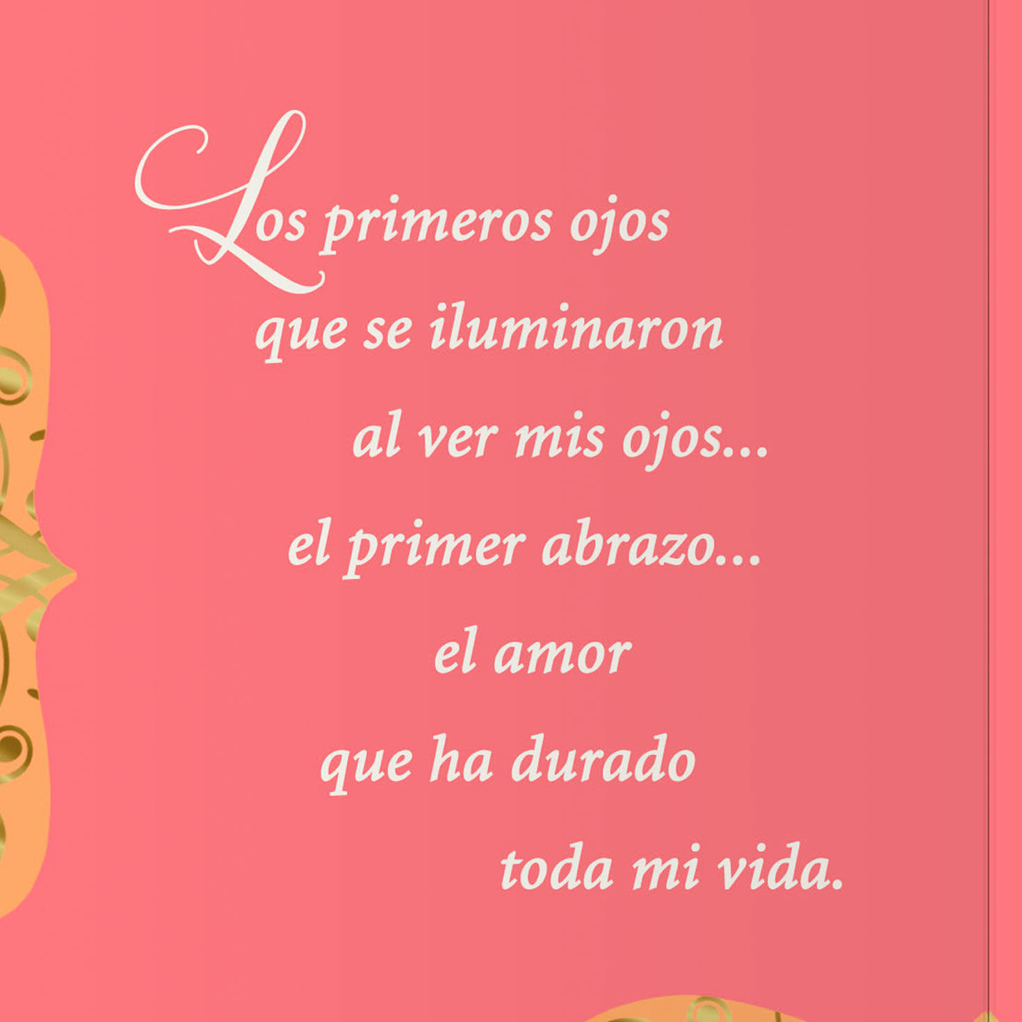 Sepia Photo Elegant Designs Mom Birthday Card in Spanish Sentiment image number 2