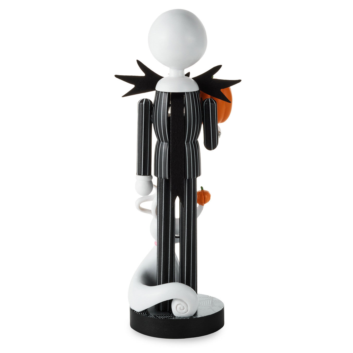 Jack Skellington With Zero Nutcracker Figurine Back image number 2
