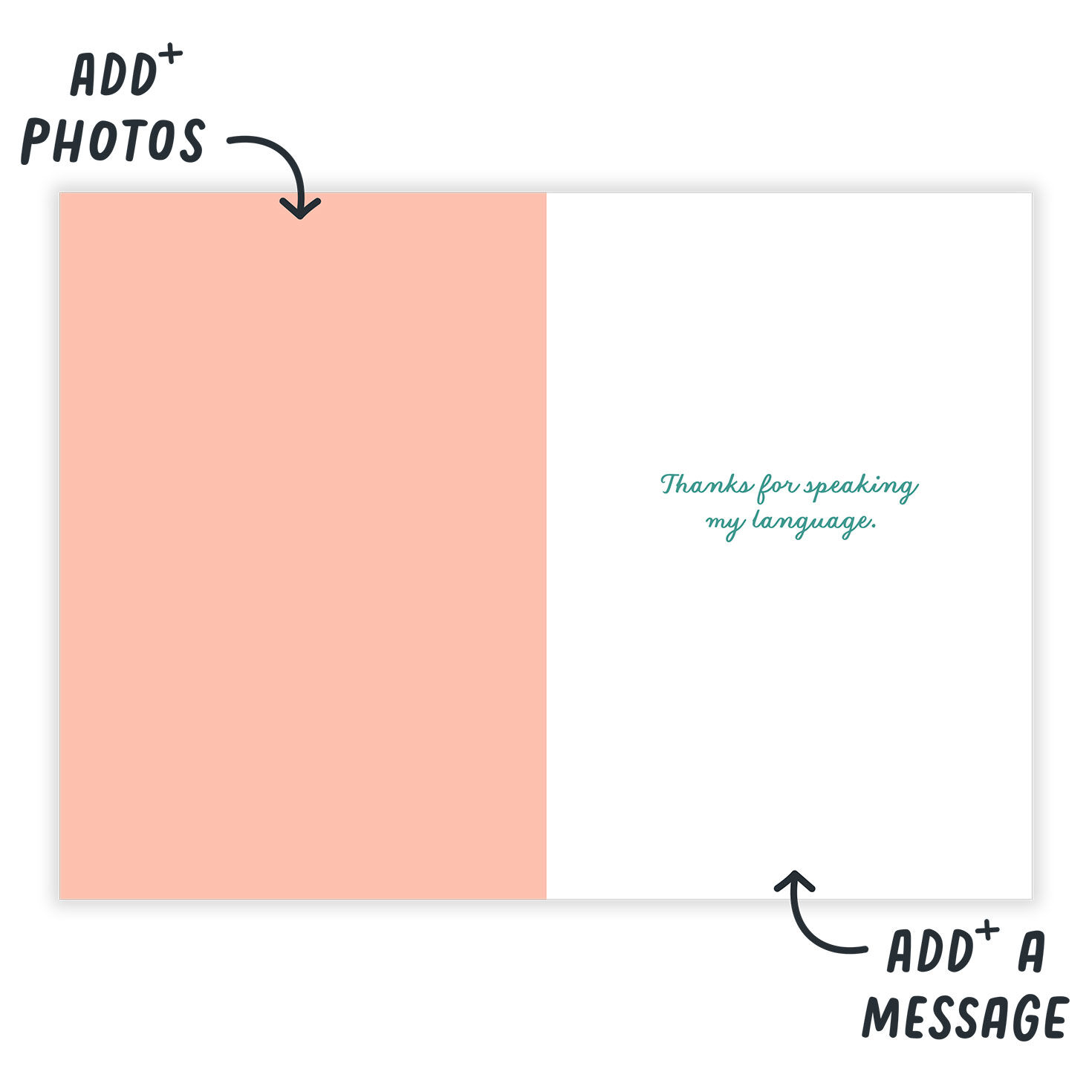 Our Friendship Goes Beyond Words eCard, , large image number 3