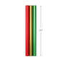 Red, Green, Gold Foil 3-Pack Christmas Wrapping Paper, 60 sq. ft., , large image number 8