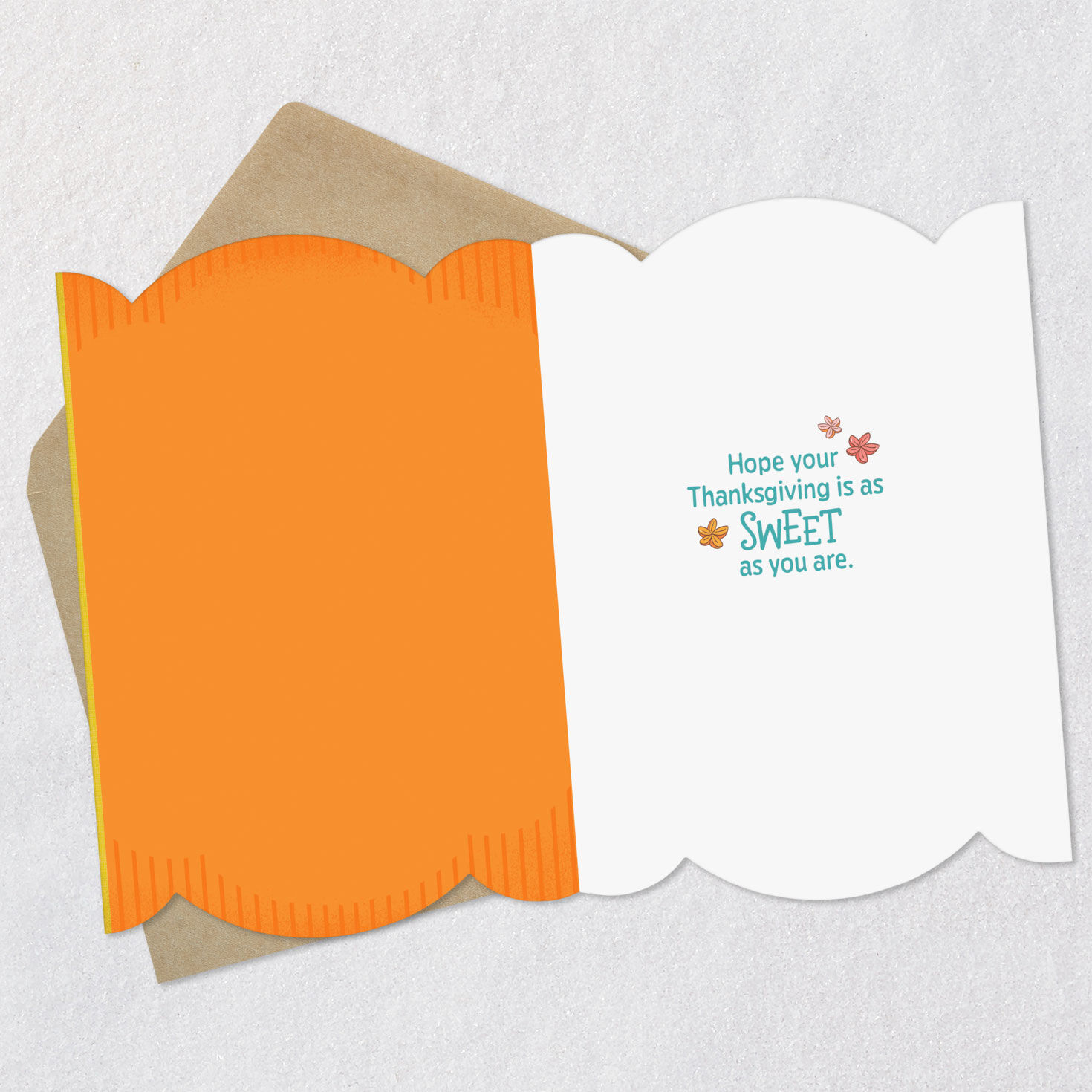 Pumpkin Spice and Everything Nice Thanksgiving Card for Granddaughter, , large image number 3