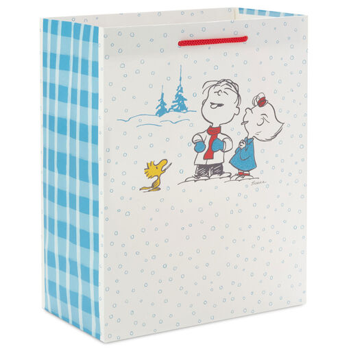 9.6" Peanuts® Trio Medium Christmas Gift Bag, 