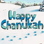 Snow Angels and Menorah Funny Hanukkah Card, , large image number 2