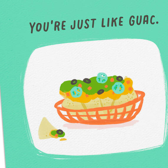 You're Extra Like Guac Funny Card, , large image number 4