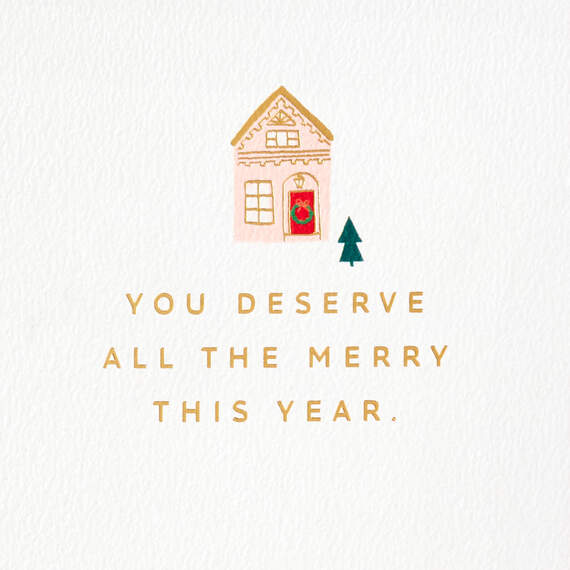 You Deserve All the Merry Christmas Card, , large image number 2