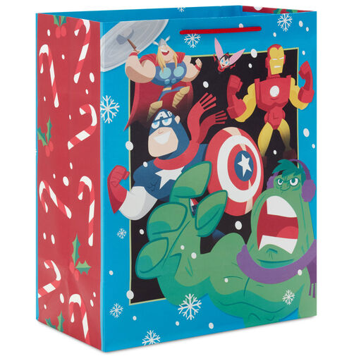 13" Marvel Avengers Large Christmas Gift Bag, 