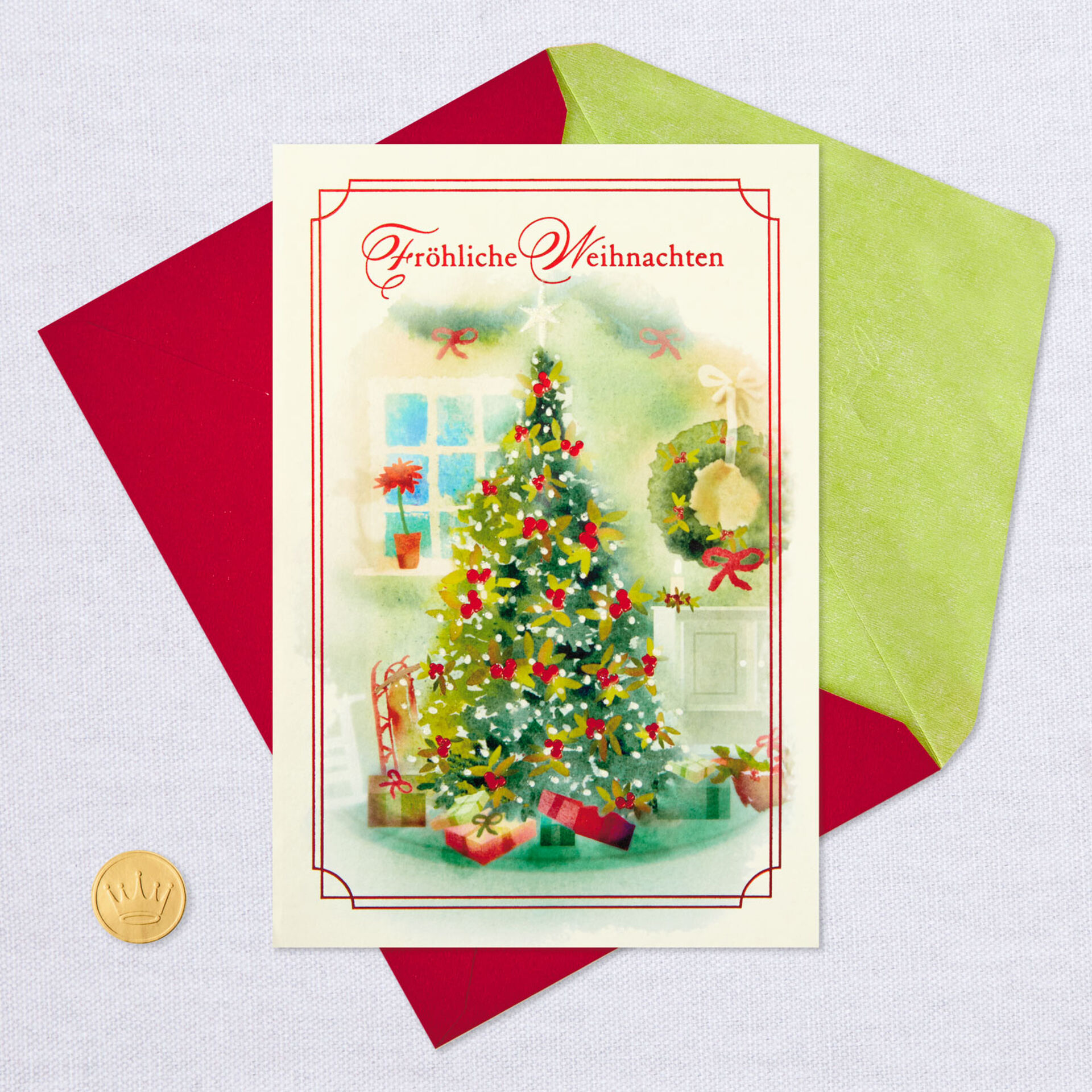 Merry Christmas German-Language Christmas Card - Greeting Cards - Hallmark