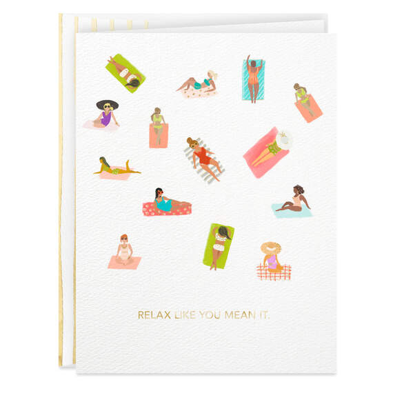 Relax Like You Mean It Birthday Card, , large image number 1