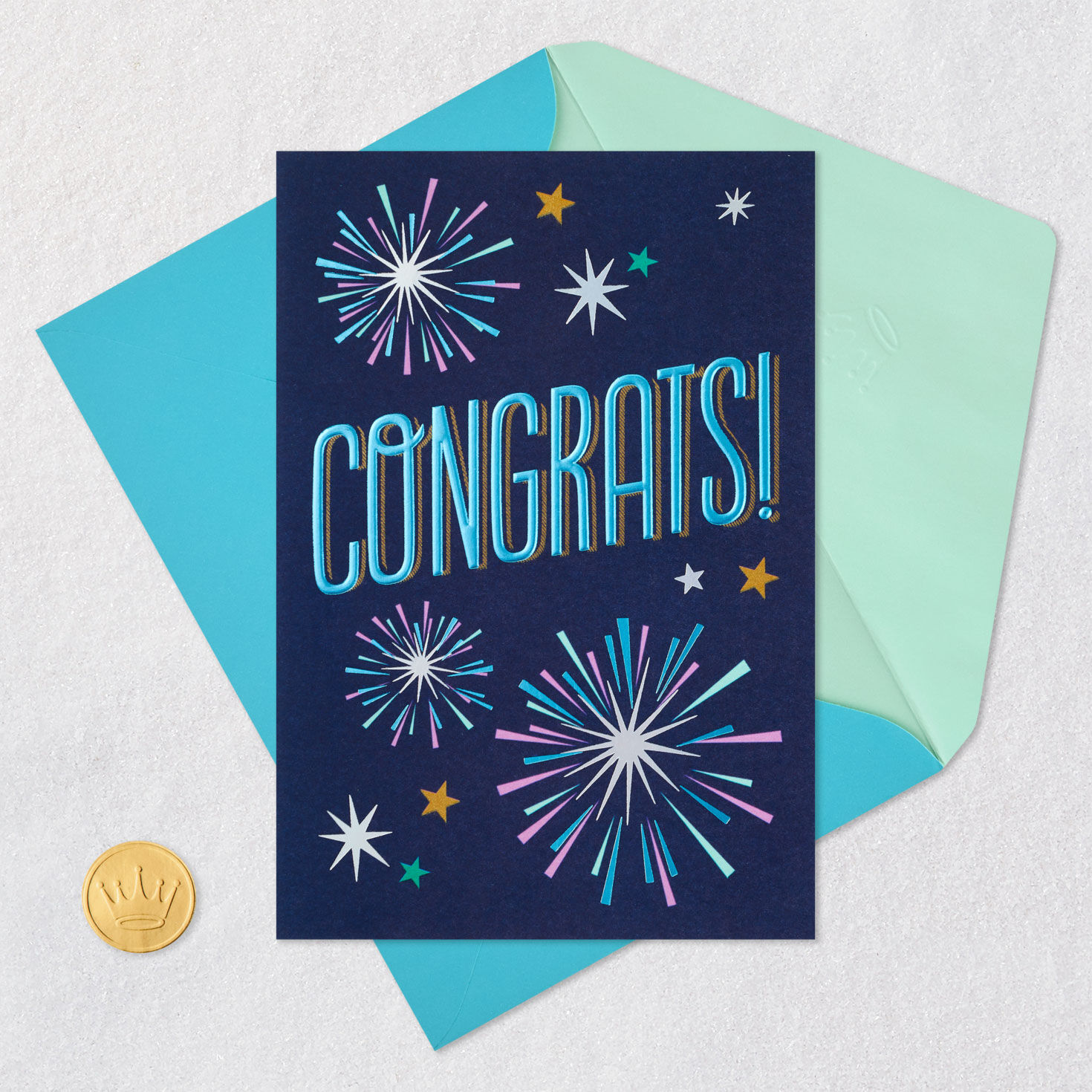 Fireworks Celebration High School Graduation Card  image number 6