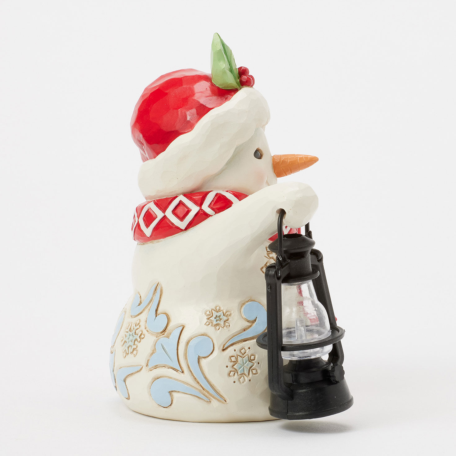 Jim Shore Snowman With Lantern Figurine side image number 4