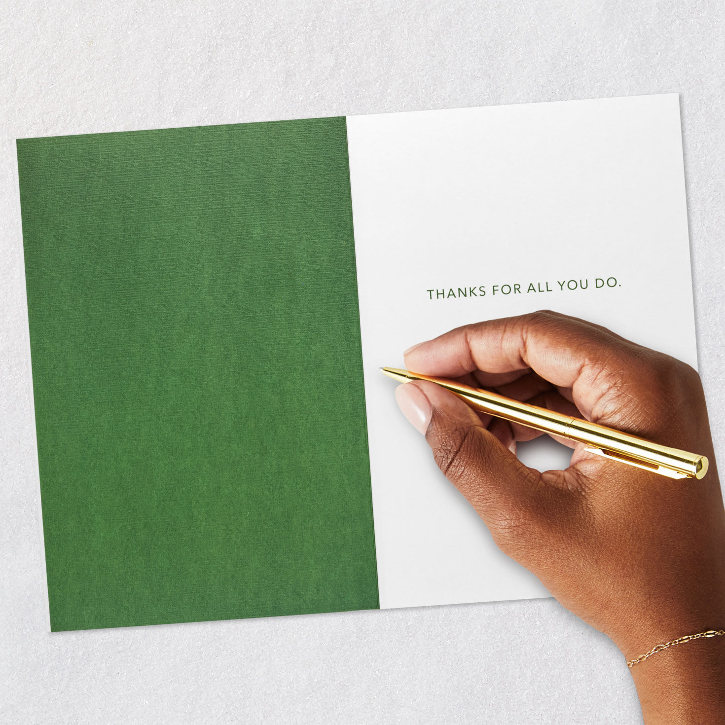 Tropical Leaves Love Father's Day Card for Dad Signing card image number 6