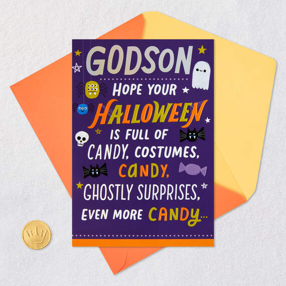 Lots of Candy Halloween Card for Godson, , large image number 5