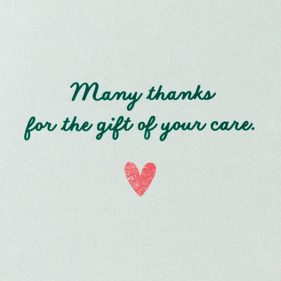 Caring With Heart Thank-You Card for Healthcare Professional, , large image number 2