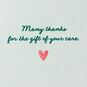 Caring With Heart Thank-You Card for Healthcare Professional, , large image number 2