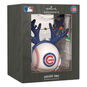 Cubs Reindeer Baseball Christmas Ornament package front image number 7