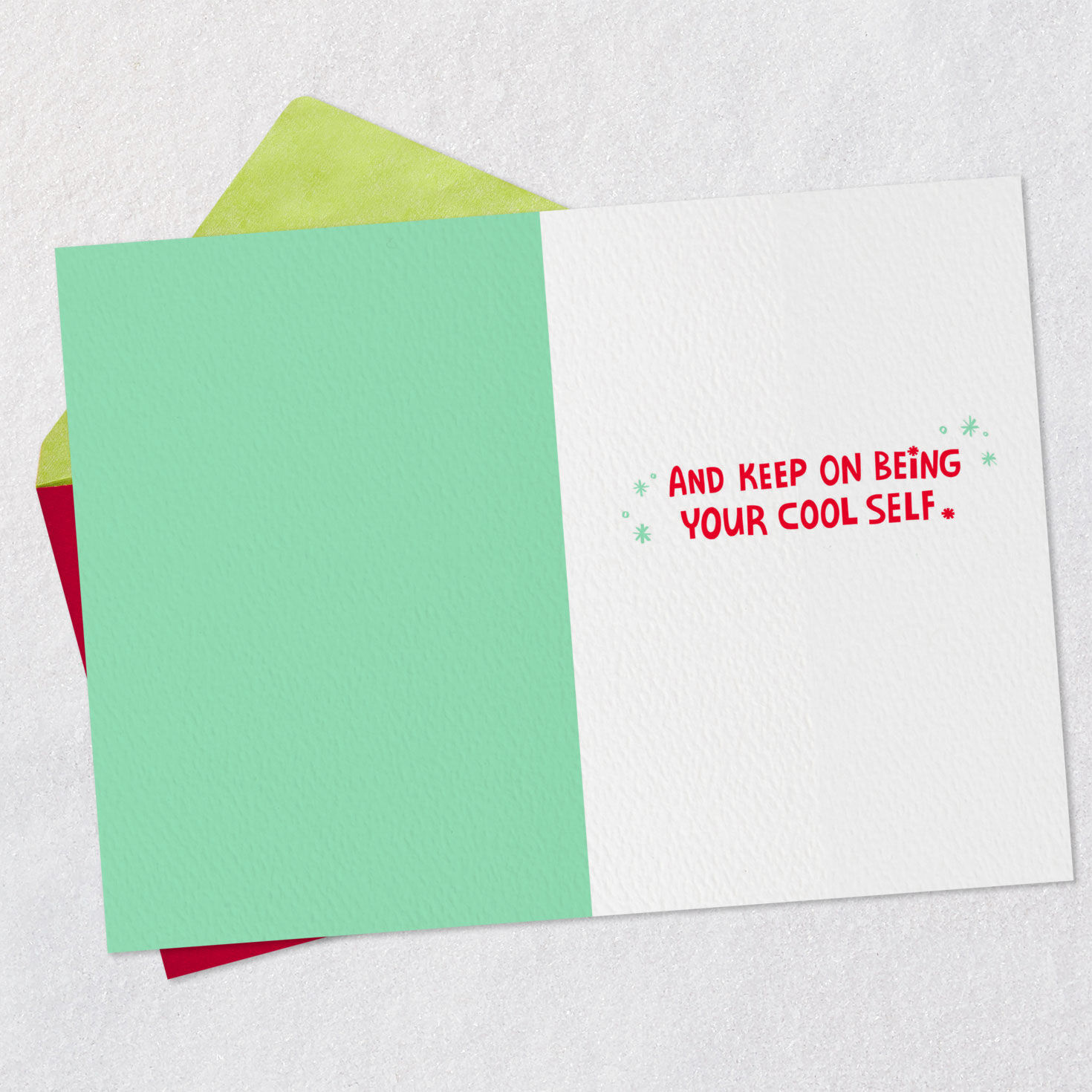 Cool Snowman Funny Christmas Card Open card with envelope image number 3