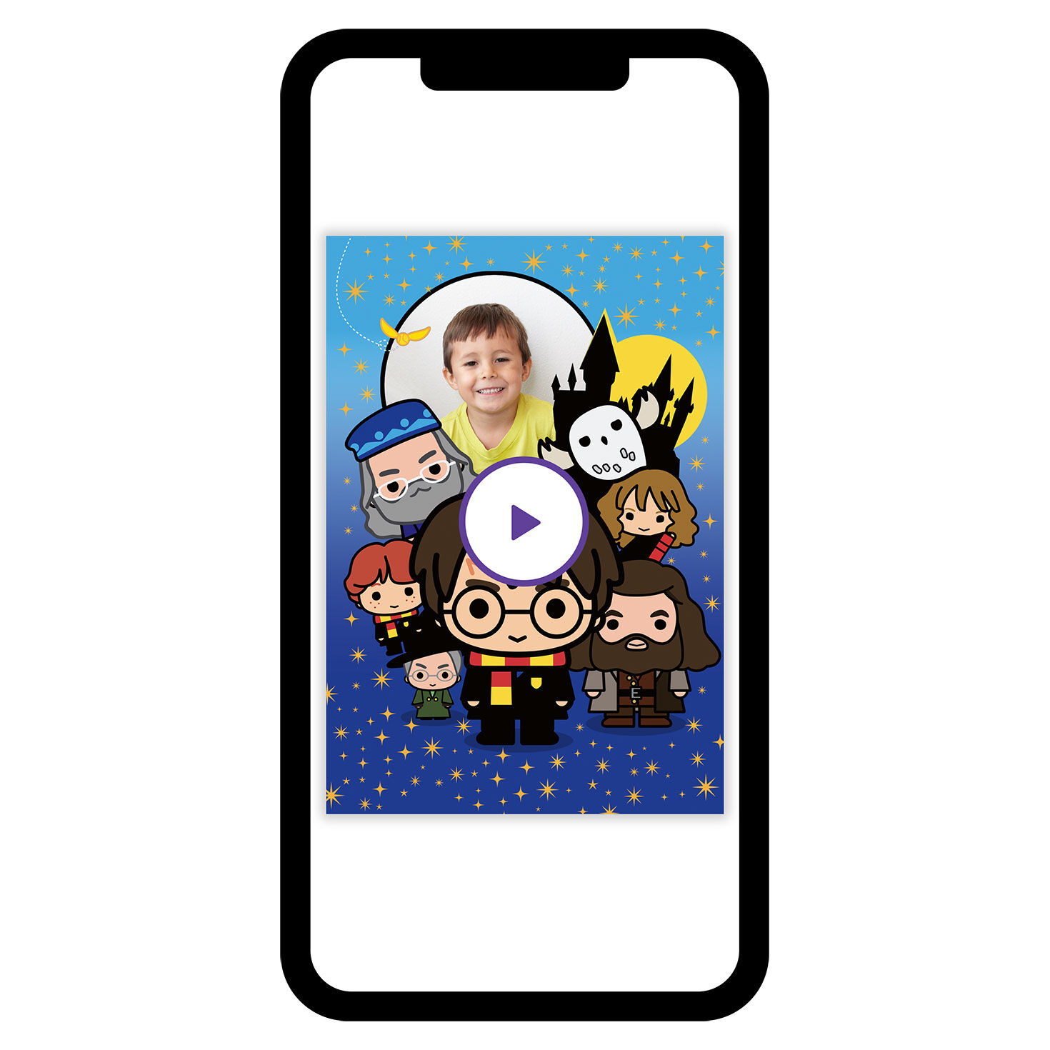 Harry Potter Characters Personalized Card phone with card front image number 8