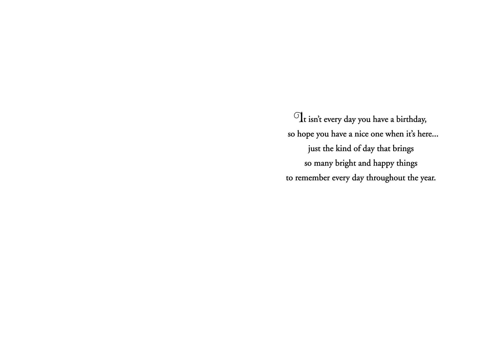 Especially for You Birthday Card