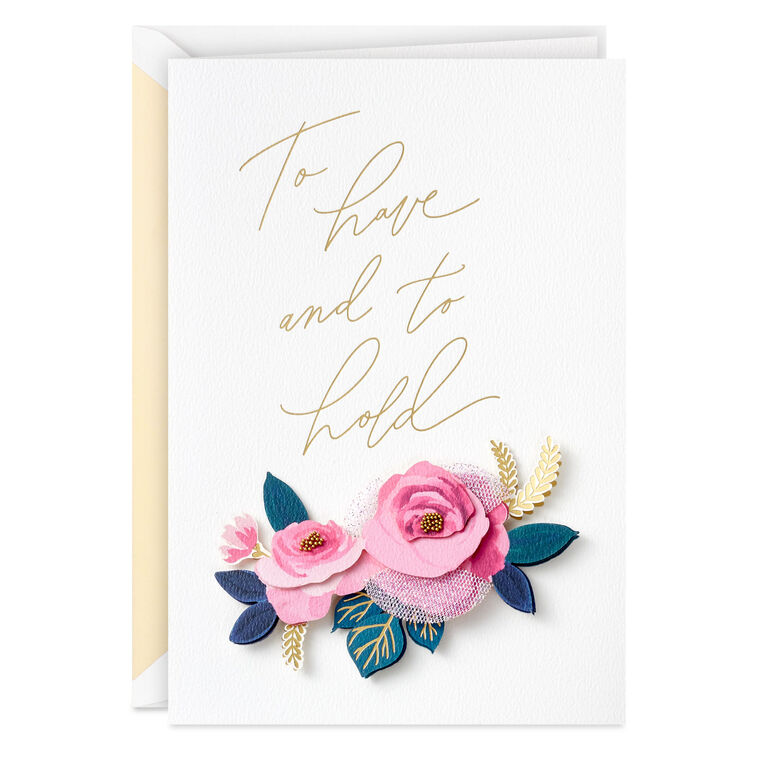 To Have and To Hold Always Wedding Card