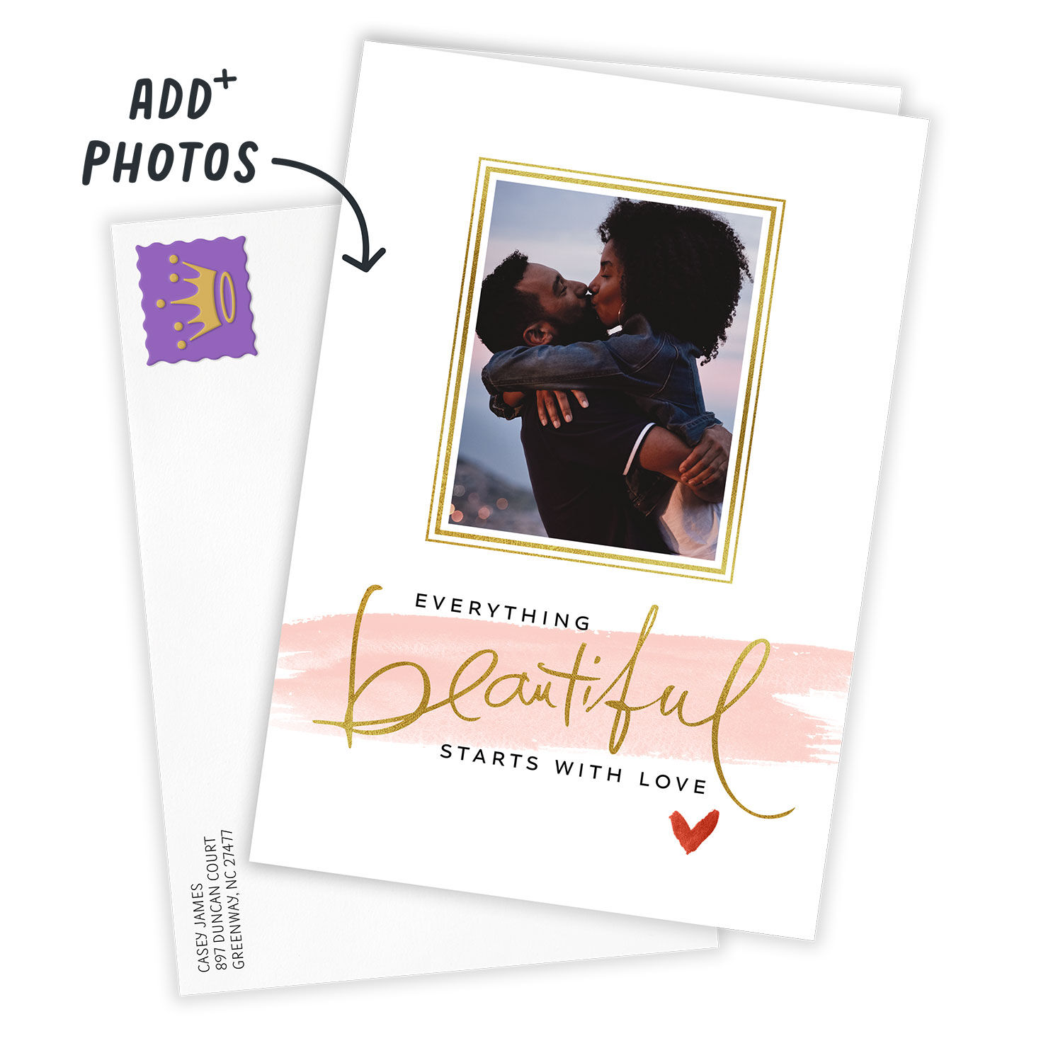 Starts With Love Custom Love Card for only USD 4.99 | Hallmark