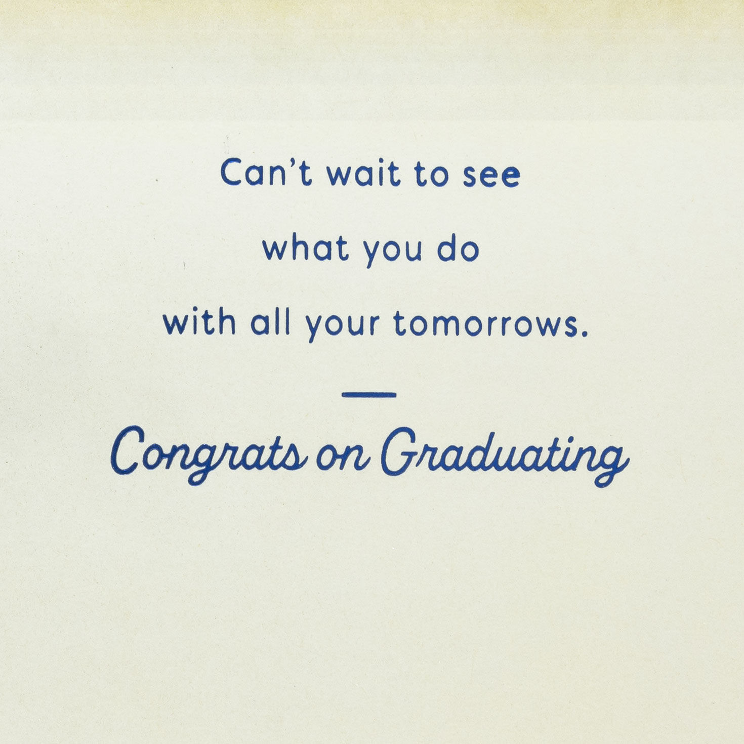 Grad on Mountaintop Graduation Card Sentiment image number 2