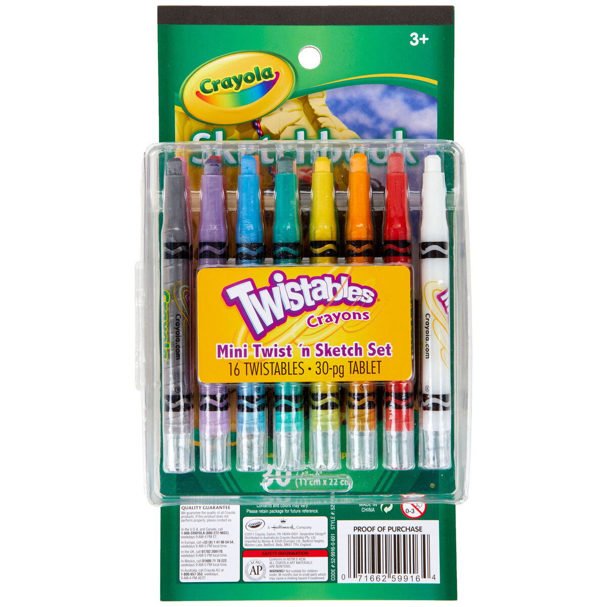 Crayola Twistables Crayons Mini Twist 'N Sketch Set Arts & Crafts
