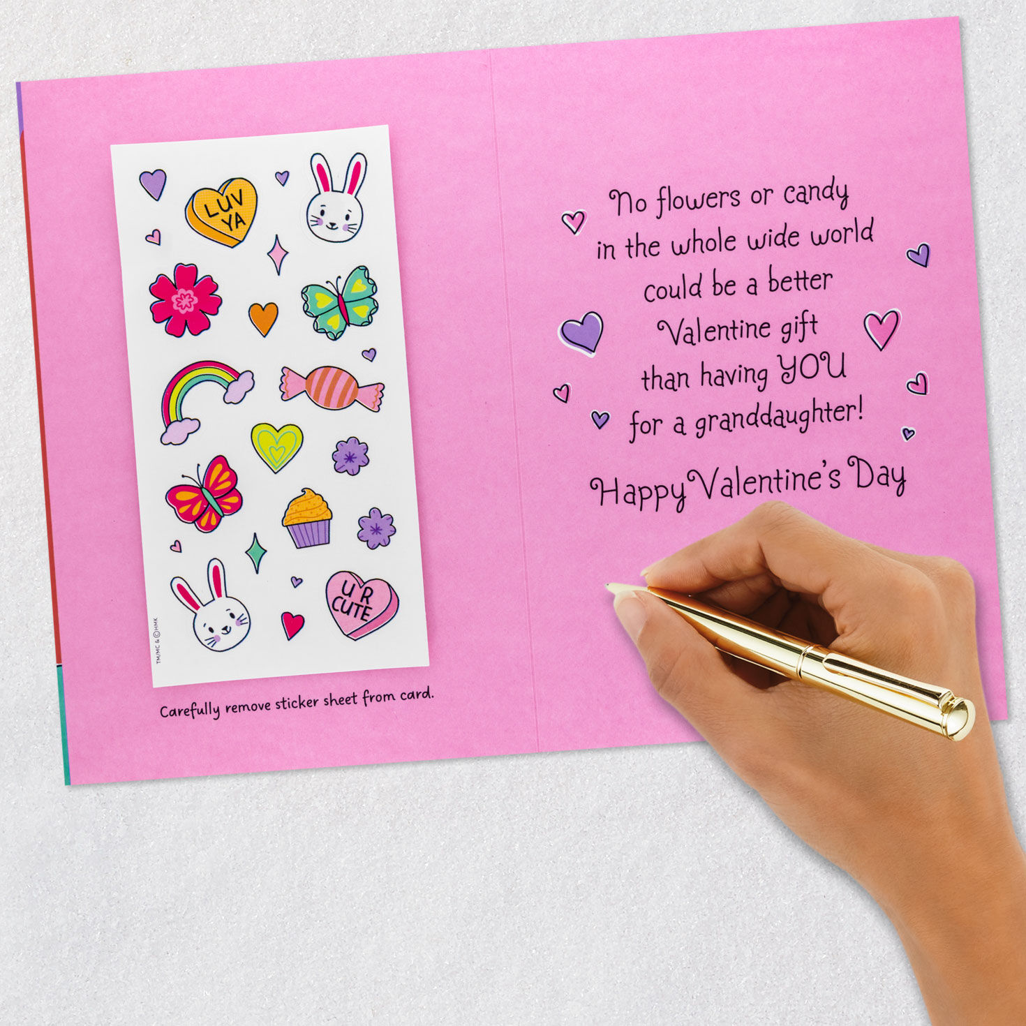 No Better Gift Than You Valentine's Day Card for Granddaughter With Stickers for only USD 4.99 | Hallmark