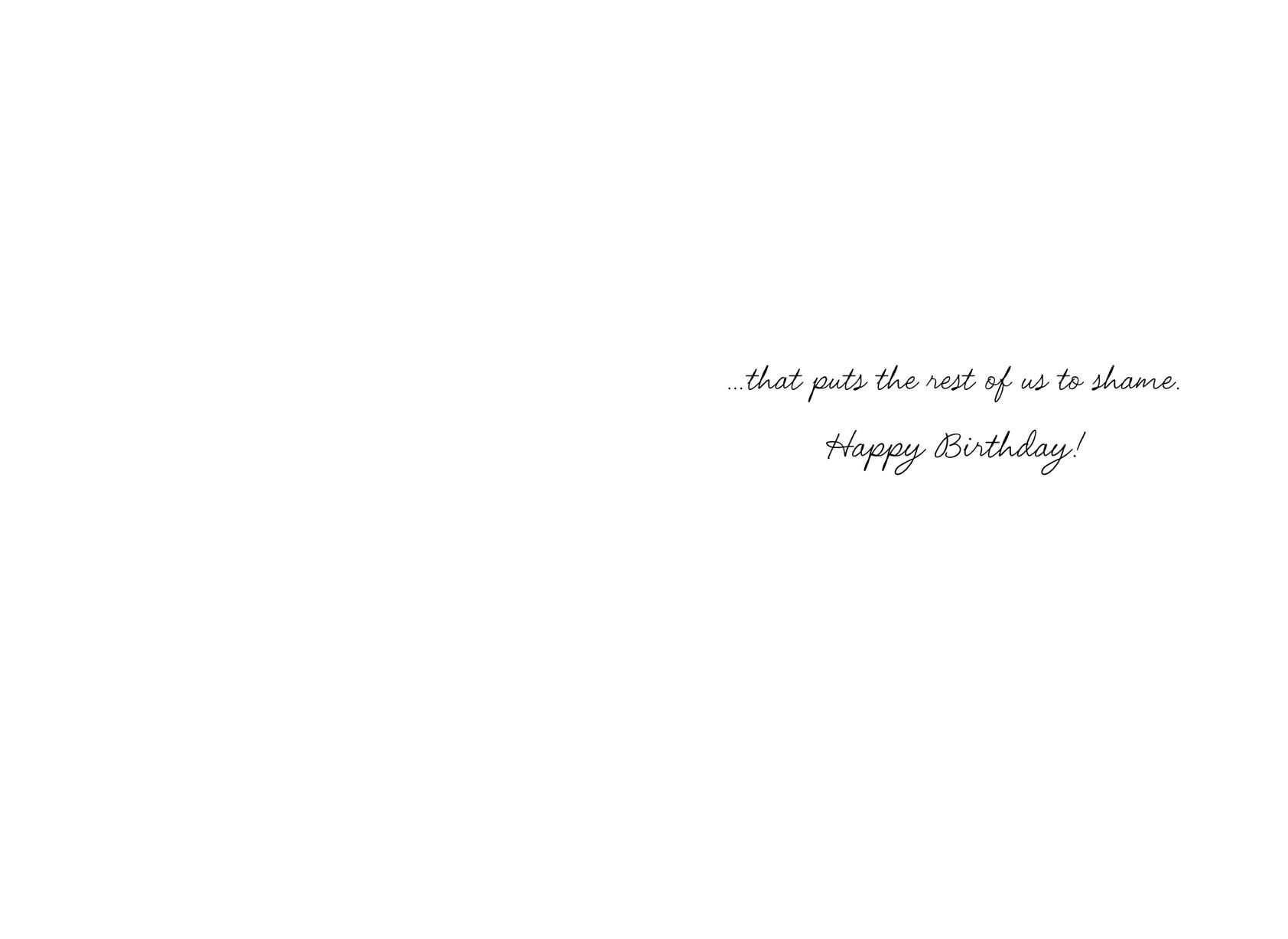Sophisticated Cat Friend Birthday Card