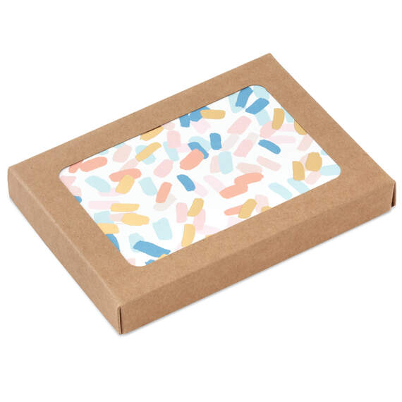 Colorful Confetti Blank Note Cards, Box of 10