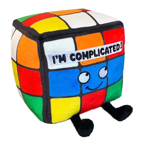 Punchkins Puzzle Cube Plush Character, 7", , large image number 1