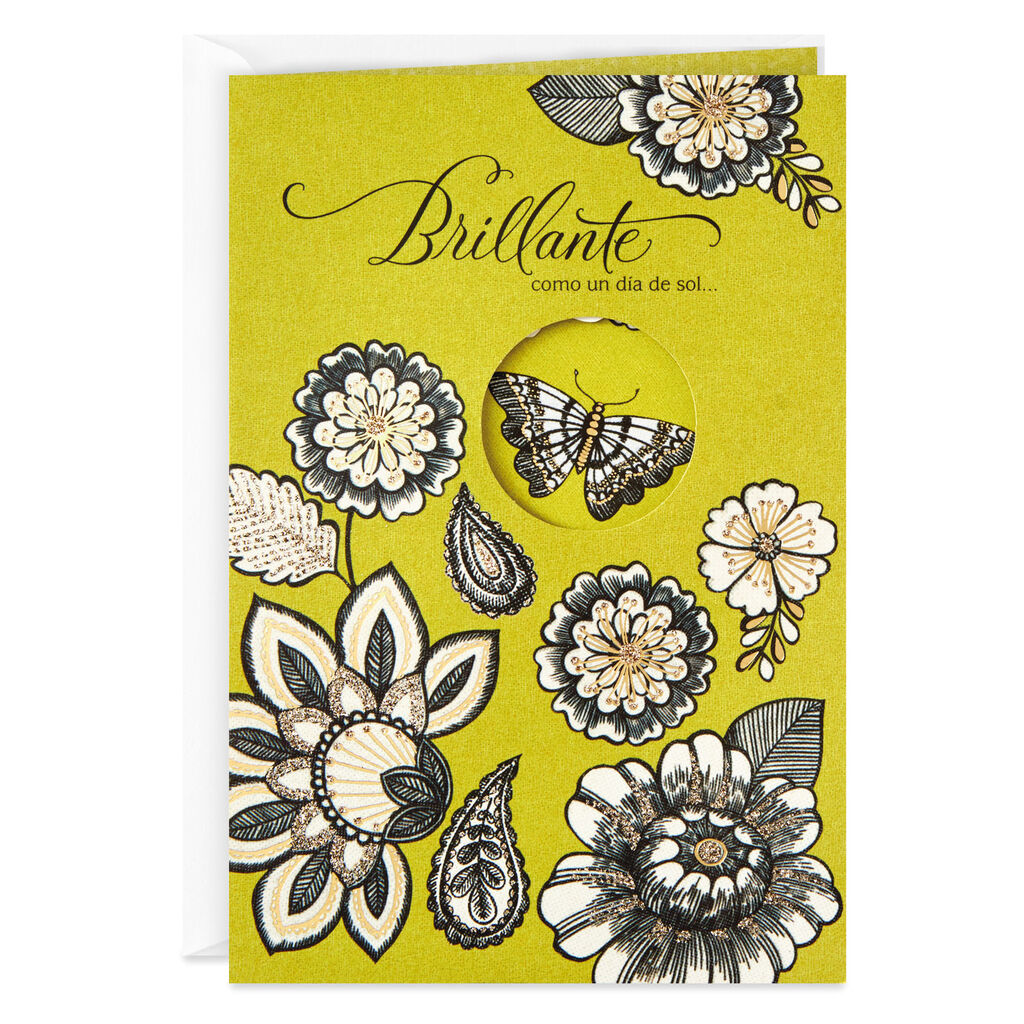 The Birthday You Deserve Flowers Spanish Language Birthday Card