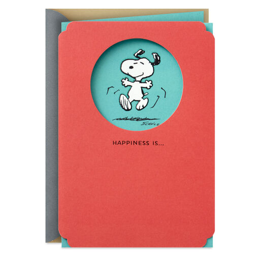 Peanuts® Snoopy Road to Recovery Happy Dance Get Well Card, 