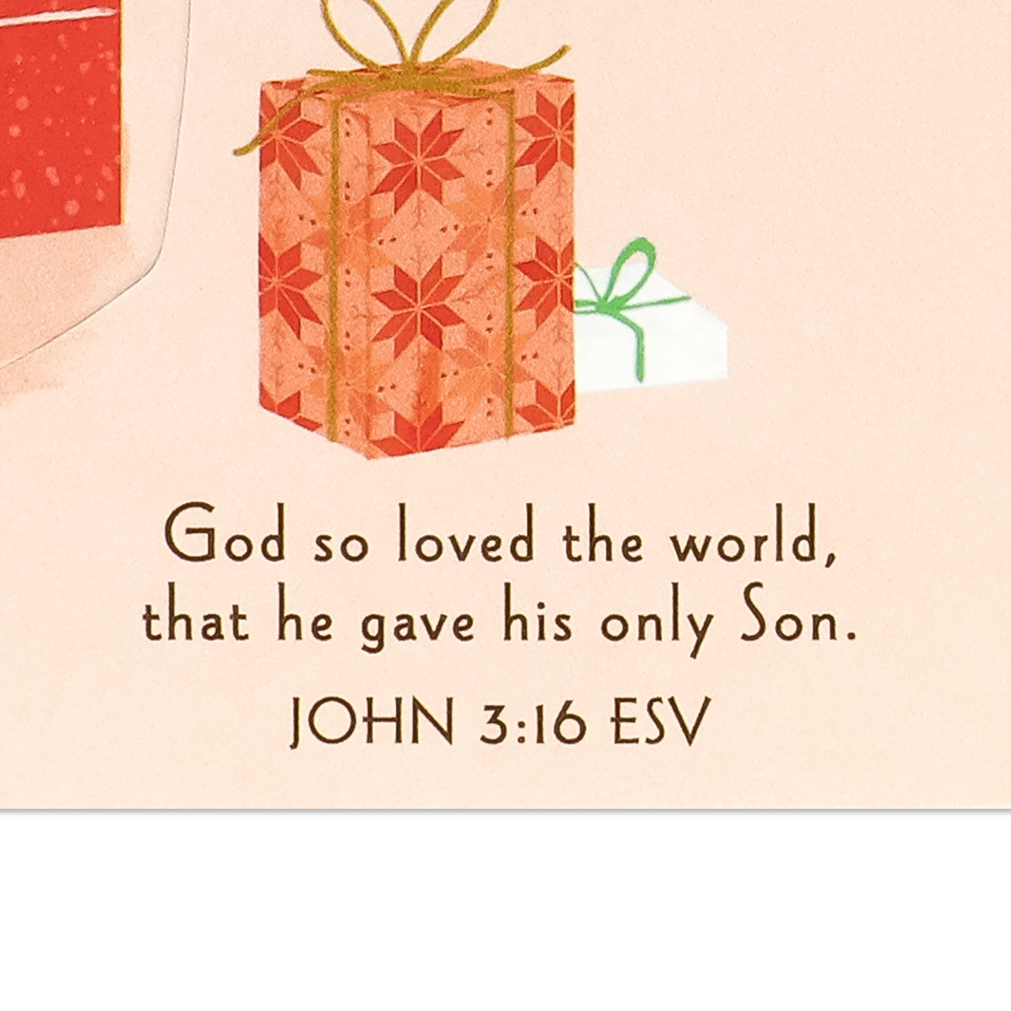 Christmas Tree and Presents Mom Christmas Card scripture image number 3