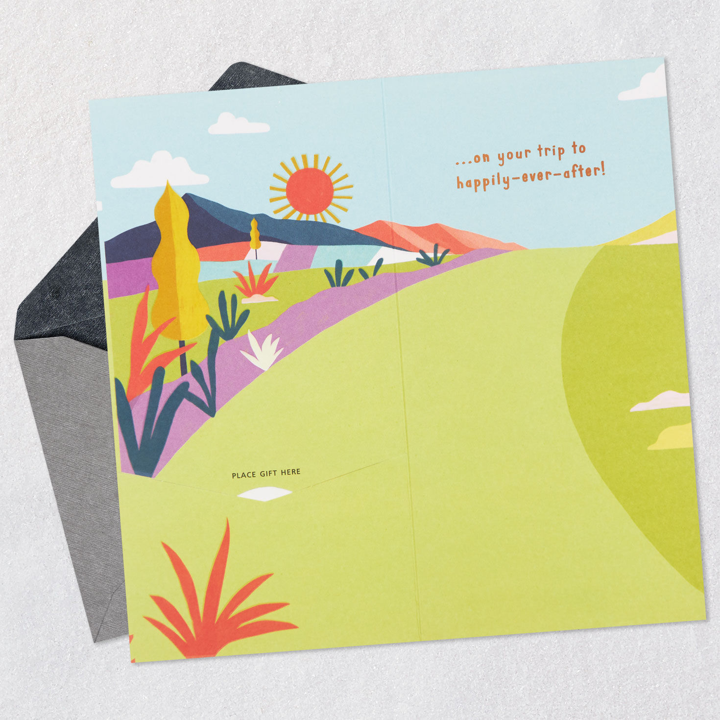 Just Married Car Bridal Shower Gift Card Holder  image number 4