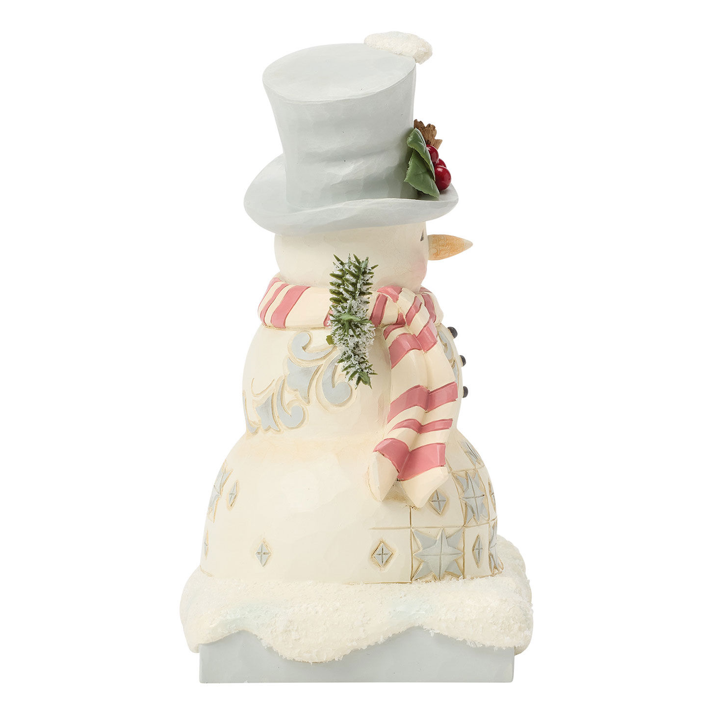 Snowman With Evergreen Arms Jim Shore Statue side image number 4