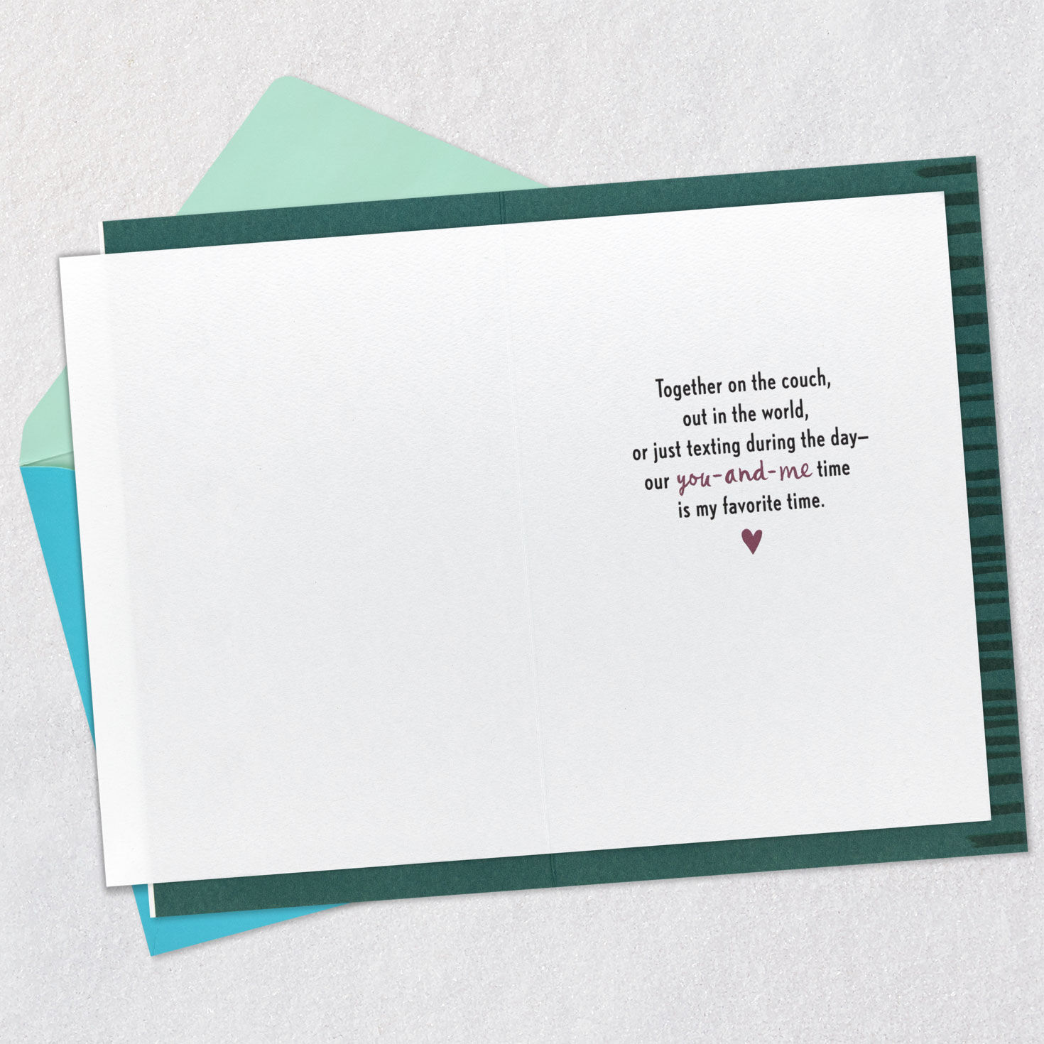 Couple on Couch Romantic Love Card  image number 3