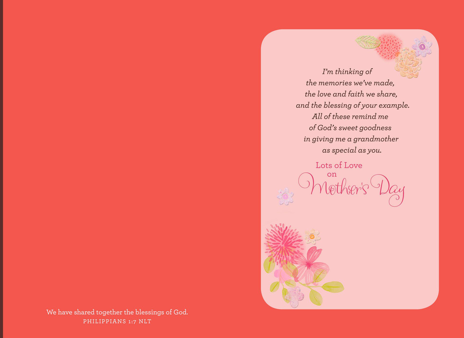 Blessed by Your Example, Grandma Mother's Day Card