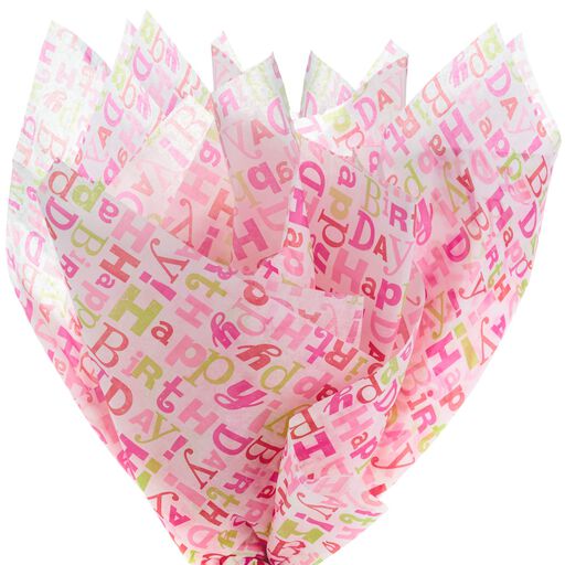 Birthday Tissue Paper, Gift Wrapping