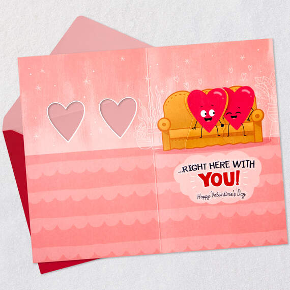 Right Next to You Funny Valentine's Day Card With Motion, , large image number 3