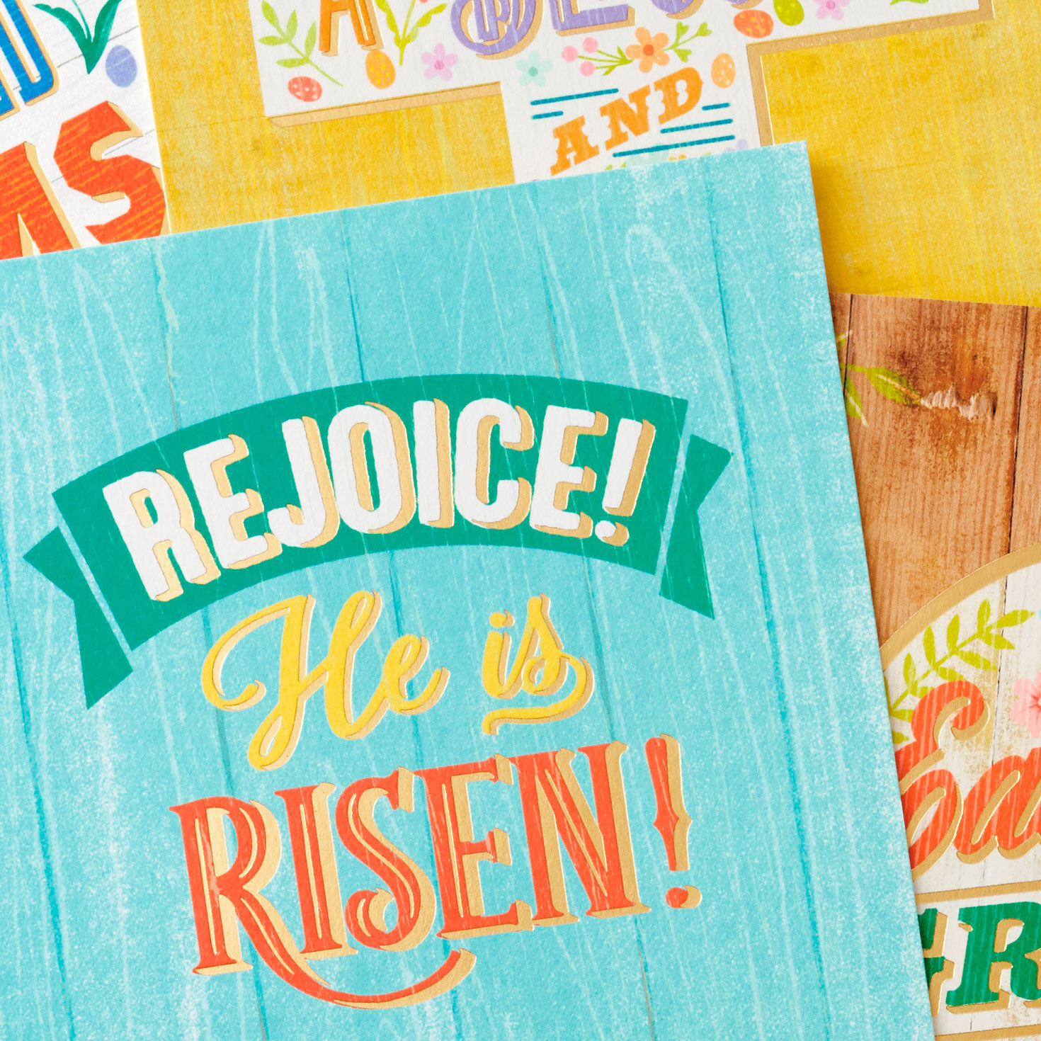 Rustic Floral Boxed Easter Cards Assortment, Pack of 16 Boxed Cards